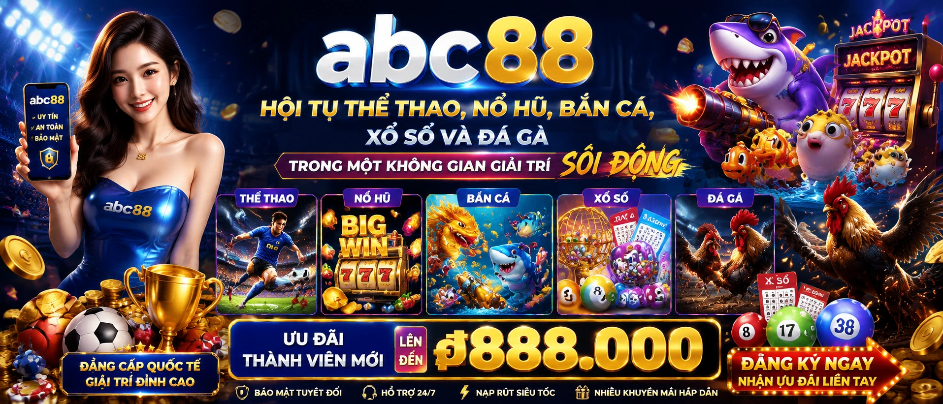 Game bắn cá abc88 nhiều người chơi trên thiết bị di động