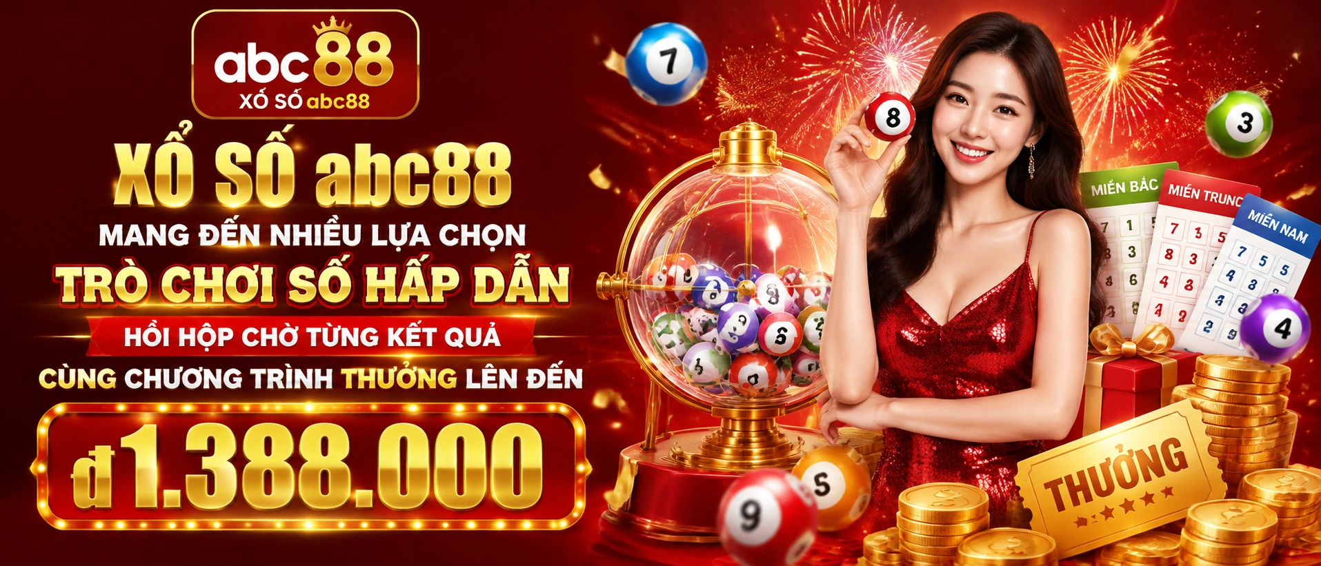Giao diện Xổ Số Online trên abc88.com.vc với màn hình tra cứu kết quả và khu vực xổ số
