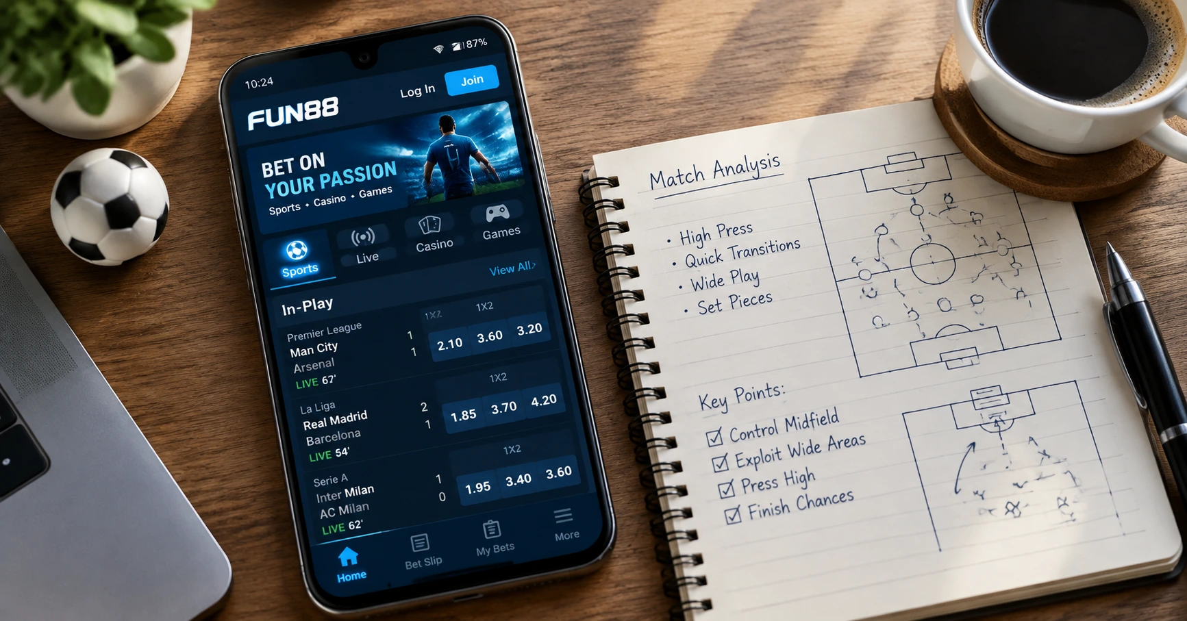 Fun88 Android: Trải nghiệm cá cược đỉnh cao trên di động - image 2 Fun88 Android: Trải nghiệm cá cược đỉnh cao trên di động - image 2